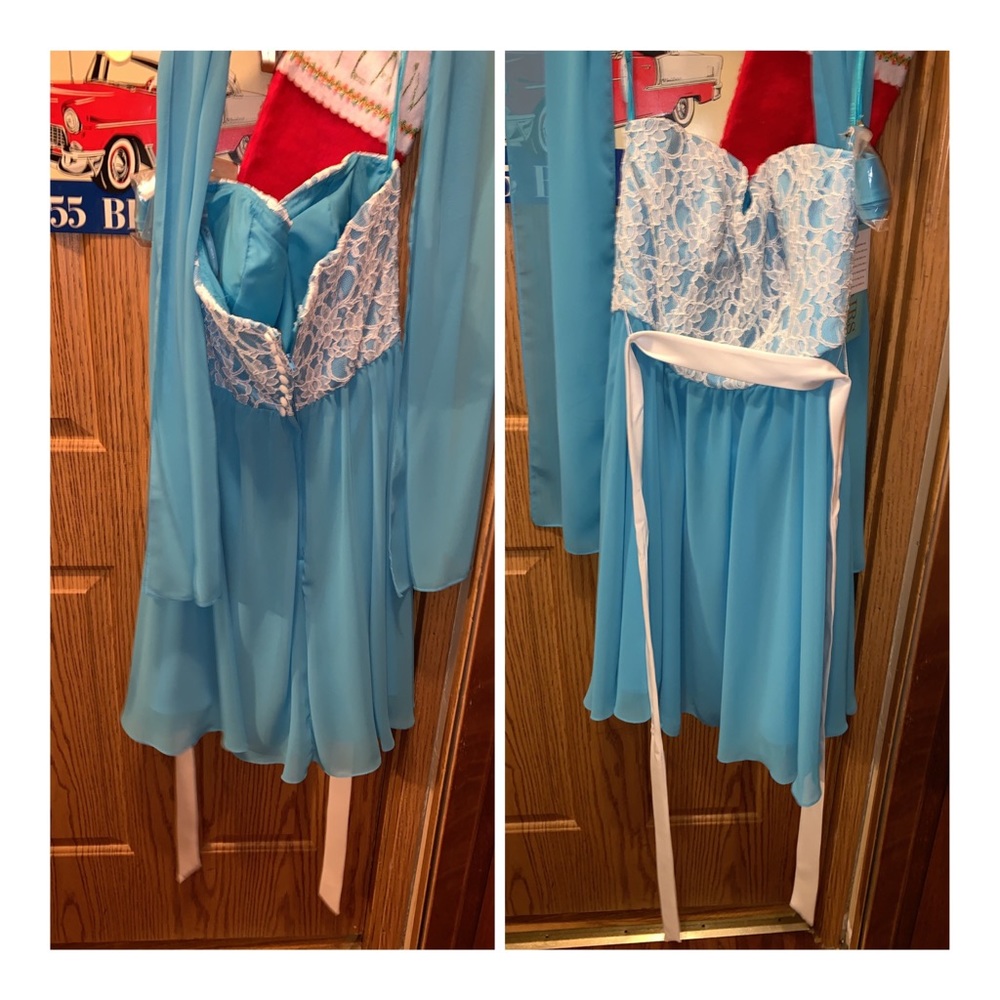 Blue prom dress and homecoming dress